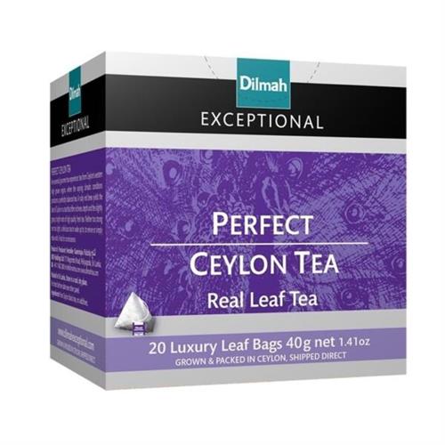 Dilmah Exceptional Real Leaf Perfect Ceylon Tea 20 Tea Bags