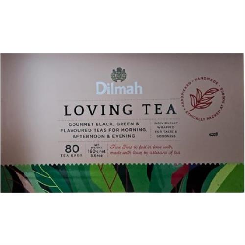 Dilmah Loving Black Tea 80 Bags, Fun Teas Variety Gift Pack 8 Flavoured 160g