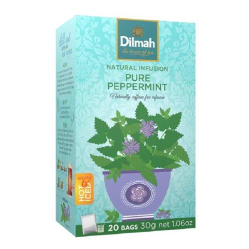 Dilmah Pure Peppermint Leaves Infusion Ceylon Tea 20 Tea Bags