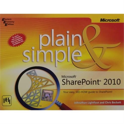 Plain & Simple Microsoft Sharepoint 2010