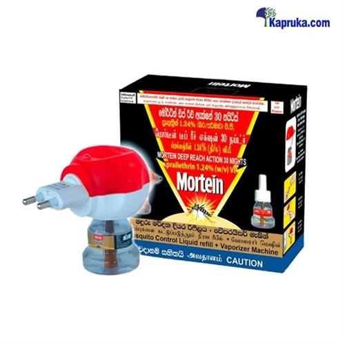 Mortine Mosquito Vaporizer Machine With Liquid Refill - 30 Nights