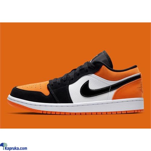 NIKE AIR JORDAN ORANGE & BLACK SHOES