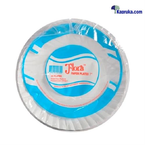 Flora Paper Plates - 7 25S