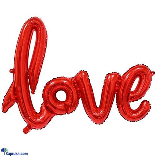 LOVE Foil Balloon Red 42 Inch