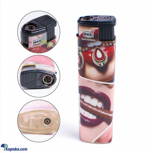 Chocolates Sexy Lip Printed Jet Frame Lighter -( Cigarette Lighter, Windproof Lighter For Candle, Kitchen, BBQ )