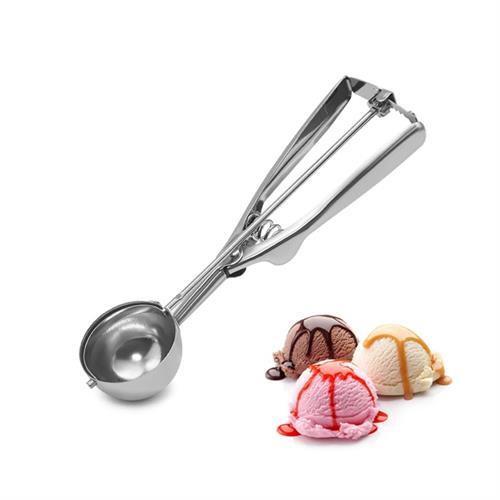 Stainless Steel Ice Cream Scoop Non- Stick Fruit Ball Spoon