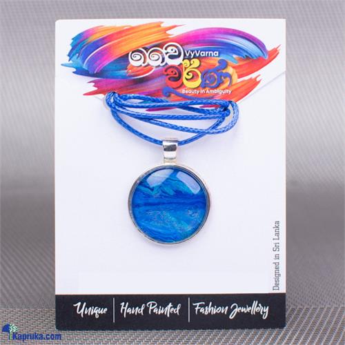 Vyvarna stainless steel/ metal pendant with cotton cord