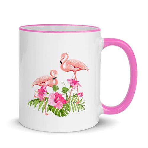 Flamingo Pink Mug - 11 Oz