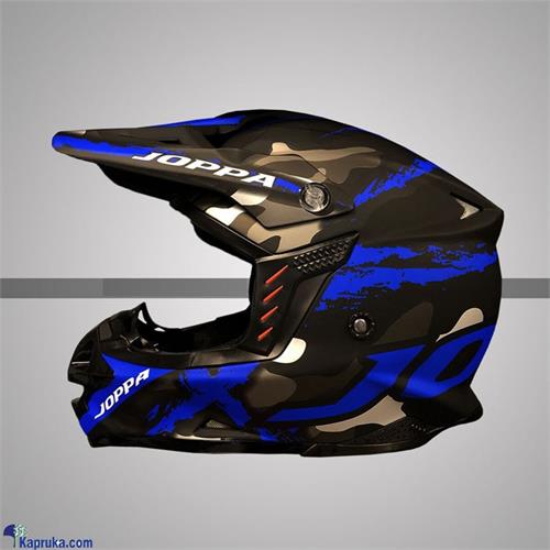 Beon Joppa Blue And Black Free Size Helmet - B602