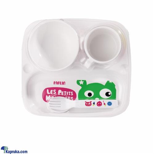 Farlin PE- PA Plate - Baby Feeding Plate - Safe For Microwave And Dishwasher - Free BPA And PVC