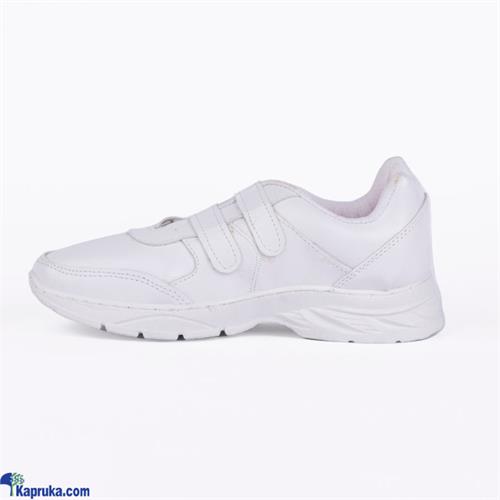 OMAC WHITE VELCRO SCHOOL SHOES FOR CHILDREN