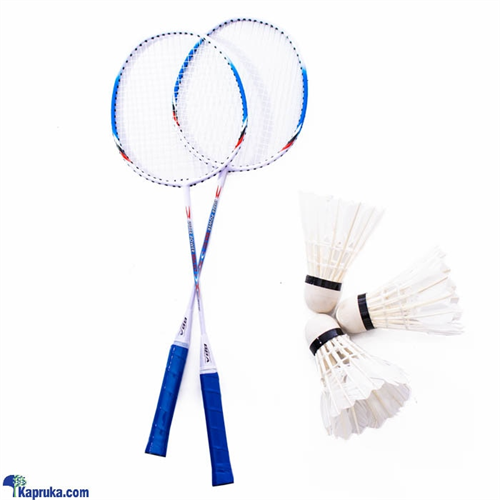 Badminton Racket With Pink Case