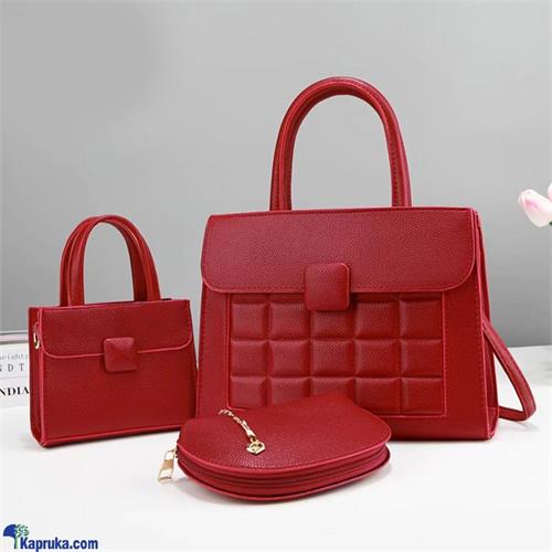 Ultimate Handbag Combo 3PCS - Red