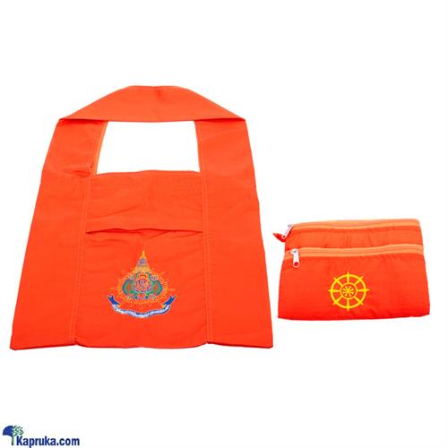 Thai Priest Bag With Purse Orange