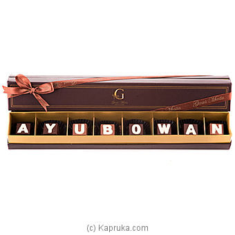 'ayubowan' 8 Piece Chocolate Box (GMC)