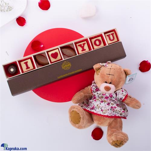 Chocolatey Teddy Love- Java ' I Love You' 8 Piece Chocolate With A Teddy