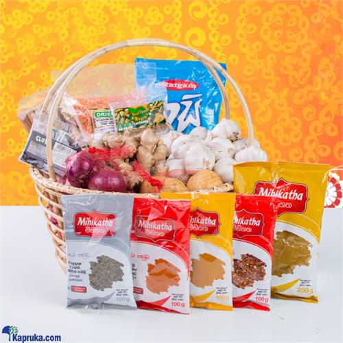 Everyday Essentialhamper- (cane Basket )- Top Selling Hampers In Sri Lanka