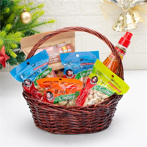 Jingle Nut Treat Collection Hamper - Top Selling Online Hamper In Sri Lanka