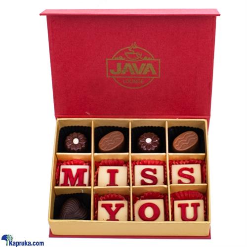 ' Miss You' 12 Piece Chocolate Box(java)