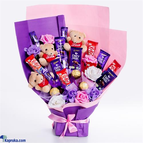 Purple Fusion Chocolate Bouquet