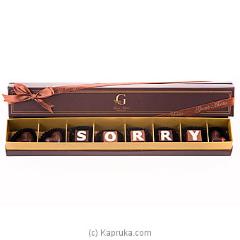 'sorry' 8 Piece Chocolate Box(gmc)