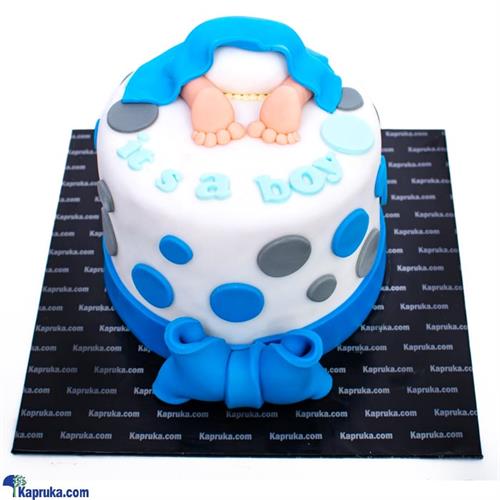 It's A Boy' Baby Shower Ribbon Cake, Gift For Gender Reveal Party