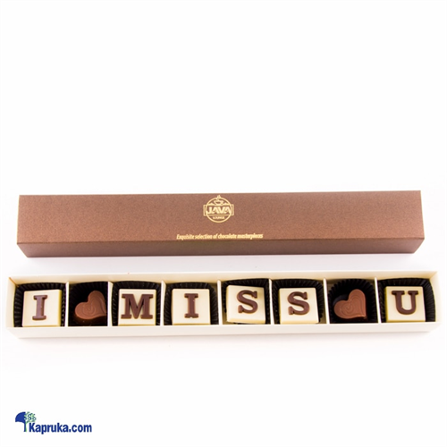 'I Miss You' 8 Piece Chocolate Box(java)