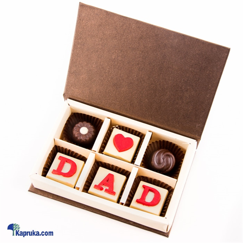 'love You Dad' 6 Piece Chocolate Box(java)