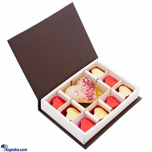 Java Big Heart With Pebbles Chocolate Box