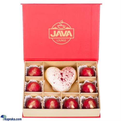 Java Gold Diamonds Big Heart With 08 Piece Pebbles Chocolate