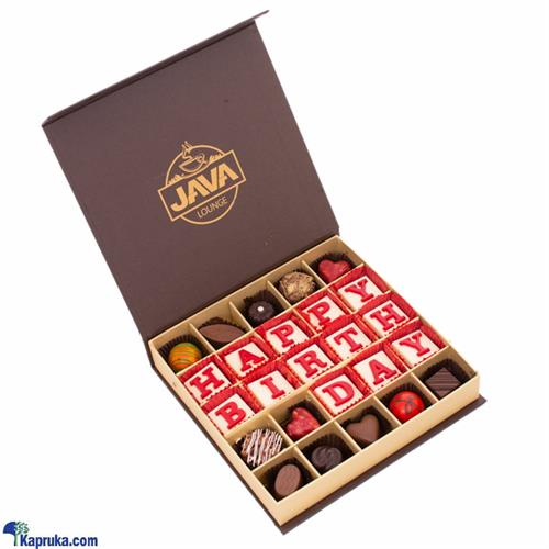 Java Happy B'day 25 Piece Chocolates