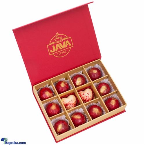 Java Hazelnut Praline Hearts 12 Piece Chocolate Box