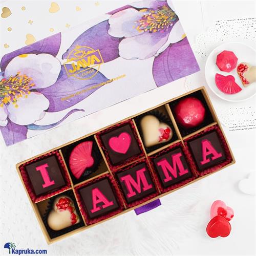 Java 'I Love Amma' 10 Pieces Chocolate Box