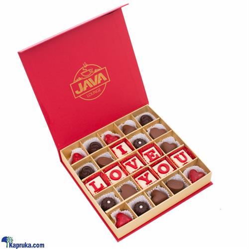 Java 'I Love You' 25 Piece Assorted Chocolates