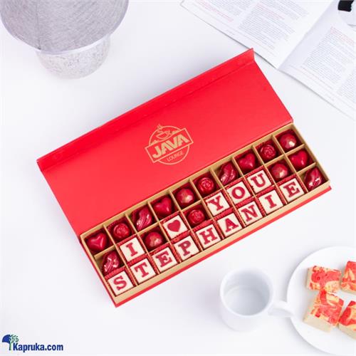 Java 'I Love You' Customised 30 Pieces Chocolate Box