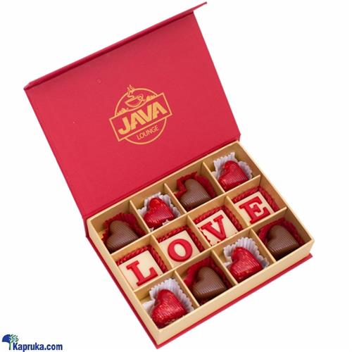 Java Milk Hearts With Hazelnut Praline 12 Piece Chocolate Box