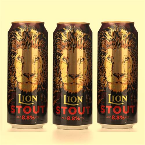 Lion Stout Beer 8.8 ABV Can 500ml 4 Pack