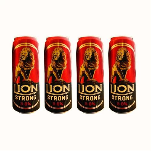 Lion Strong Beer 8.8 ABV Can 500ml 4 Pack