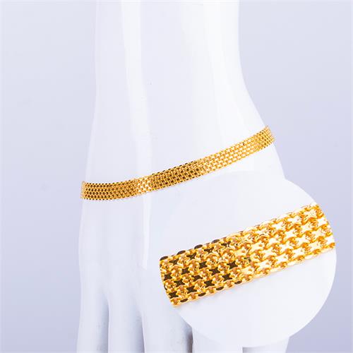 ARTHUR 22KT GOLD BISMARK BRACELET (AJABR02)