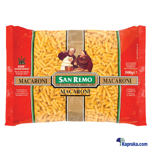 San Remo Pasta ( MACARONI No. 38 )- 500g - Pasta and Noodles
