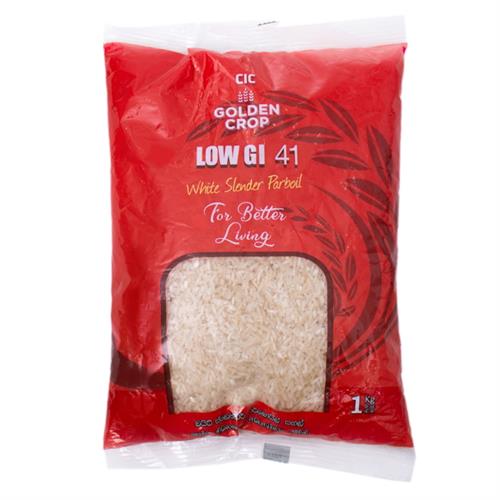 Golden Crop Low GI- 41 White Slender Preboiled Rice 1kg