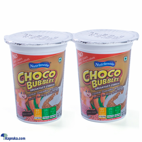 Two Pack Of Nutrimate Choco Bubbles - 30g - Bakery/Spreads/Cereals