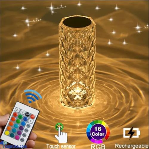 Elegant 3d Ambient Light With Rose Diamond Lamp