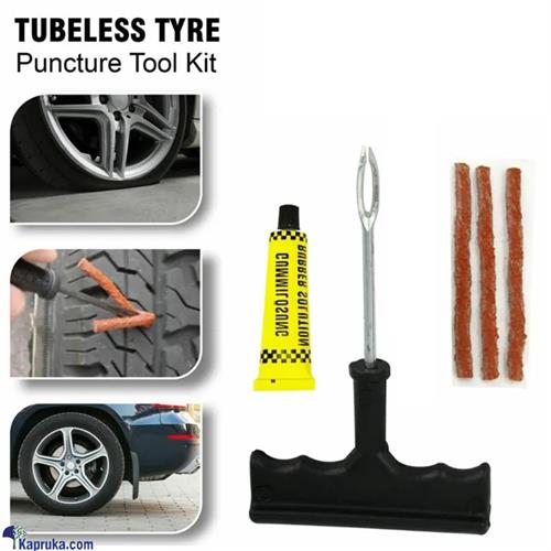 Emergency Car, Van, Motorcycle Tubeless Tyre Tire Basic Puncture Repair Tool Kit