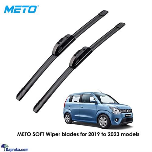 Front Pair Original METO Frameless Soft Wiper Blades (2 Pcs) - WAGON- R 2019 TO 2023