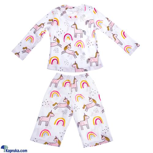 Unicorn Long Sleeves Kids Pijama Set