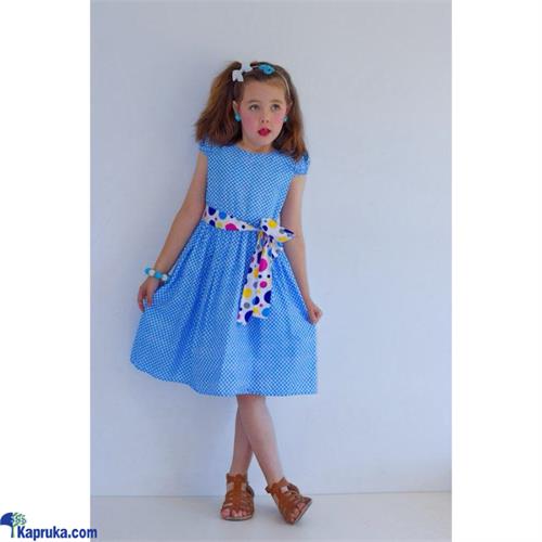 Kids Blue Cotton Dress