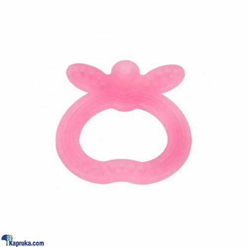 FARLIN SILICONE GUM SOOTHER 0M+ - Infant BPA Free Teether - Easy To Hold Design - Pink