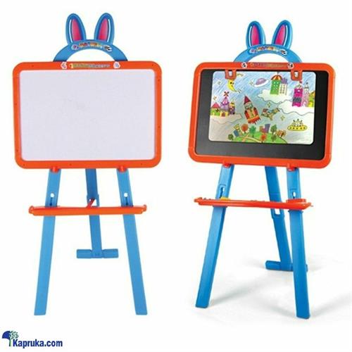 3 In 1 Learning Easel, Kids White Board And Black Board.