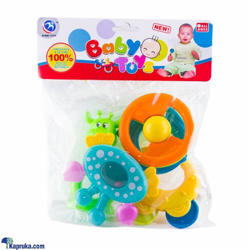 Infant Rattle 5 Piece Set For New Born Or Infant